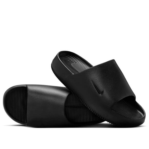 Nike Calm Slide Womens Black Basic Active Slides Size 8 DX4816 001 Brand New - Picture 6 of 12